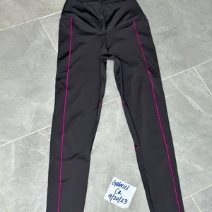 Grey and Pink PINK Leggings